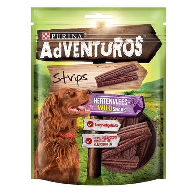 Adventuros Strips met hertenvleeswildsmaak
