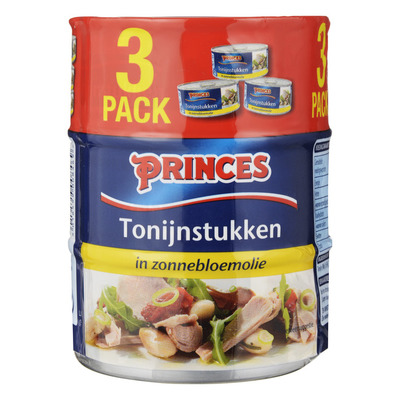 Princes Tonijn stukken olie