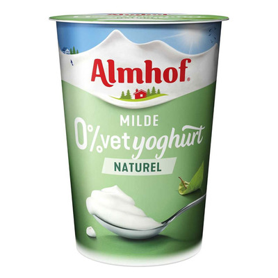 Almhof 0% vet yoghurt naturel