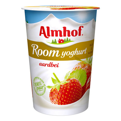 Almhof Roomyoghurt aardbei