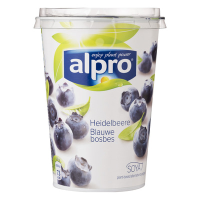 Alpro Plantaardige variatie op yoghurt bosbes