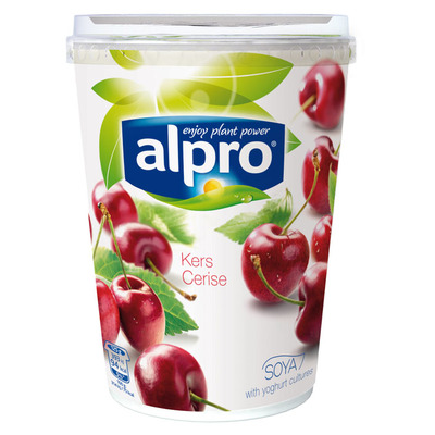 Alpro Plantaardige variatie op yoghurt kers