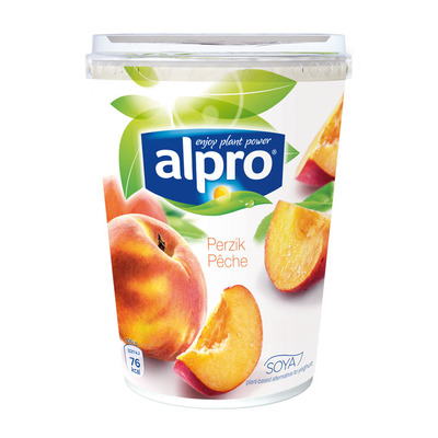 Alpro Plantaardige variatie op yoghurt perzik