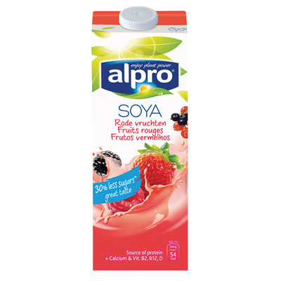 Alpro Sojadrink rode vruchten