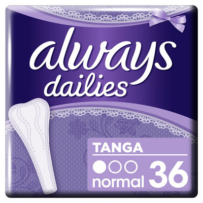 Always Dailies tanga inlegkruisjes