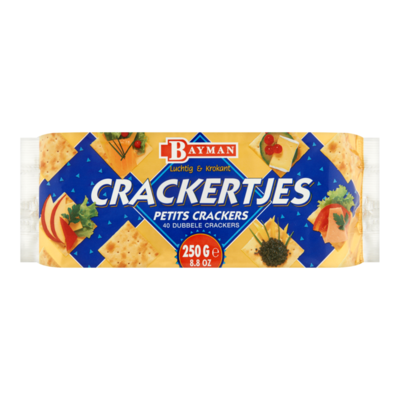 Bayman Crackertjes 40 Dubbele Crackers