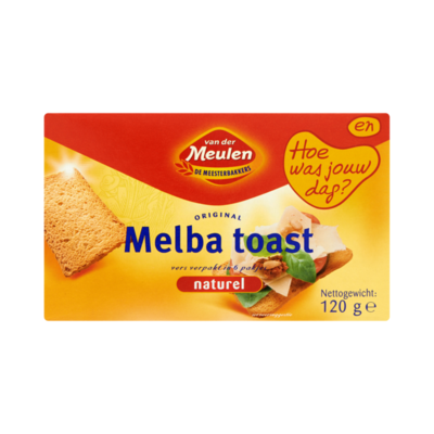 Van Der Meulen Original Melba Toast Naturel