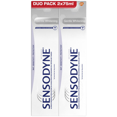 Sensodyne Gentle whitening duo gevoelig tandpasta