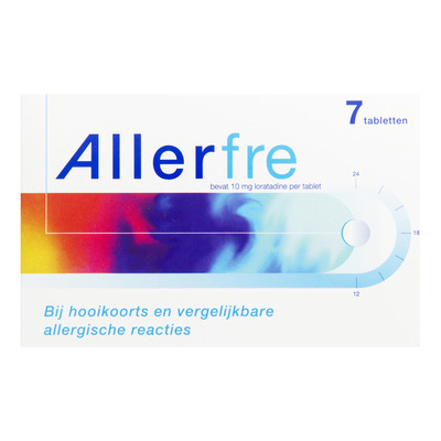 Allerfre Hooikoortstabletten loratadine 10 mg