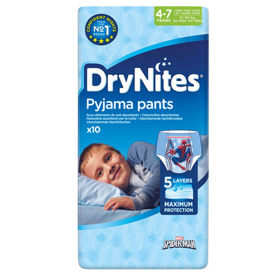 Huggies DryNites luierbroekjes jongen 4-7 jaar