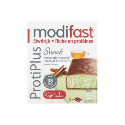 Modifast ProtiPlus Snack Chocolade Pistache Smaak