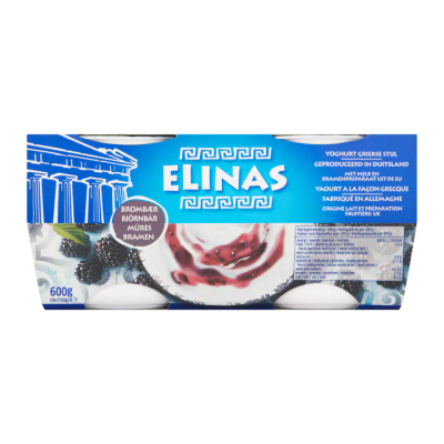 Elinas Yoghurt Griekse Stijl Bramen