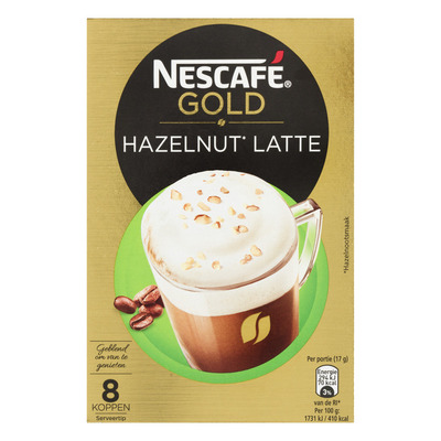 Nescafé Gold hazelnut latte