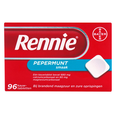 Rennie Pepermunt kauwtabletten