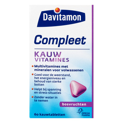 Davitamon Compleet kauwvitamines bosvruchten