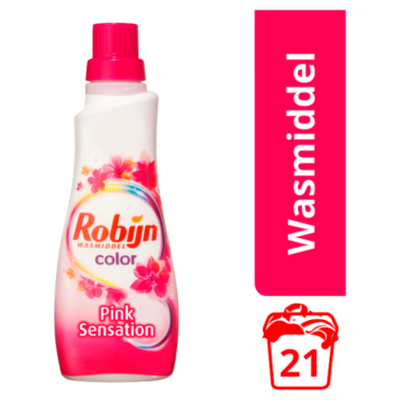 Robijn Wasmiddel Vloeibaar color pink
