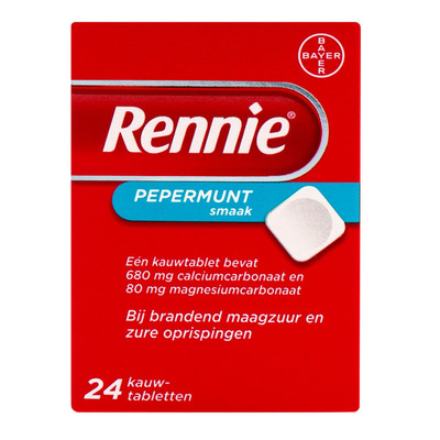 Rennie Pepermunt kauwtabletten