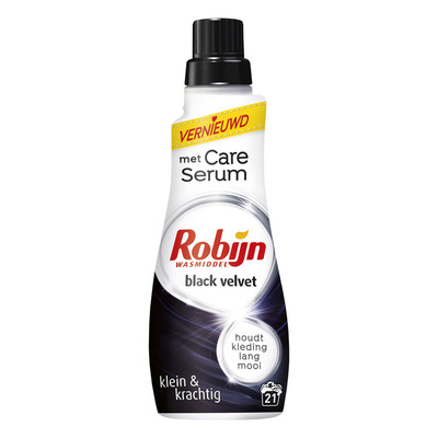 Robijn Wasmiddel klein & krachtig black velvet