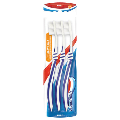 Aquafresh Clean&flex hard tandenborstel