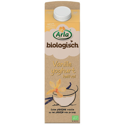 Arla Biologische vanilleyoghurt halfvol