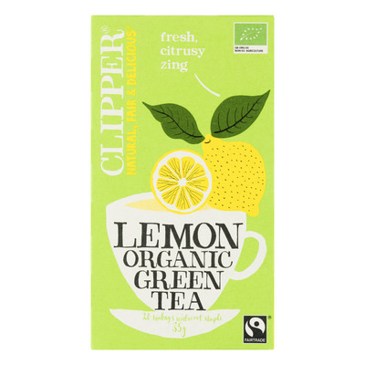 Clipper Organic green tea lemon 1-kops