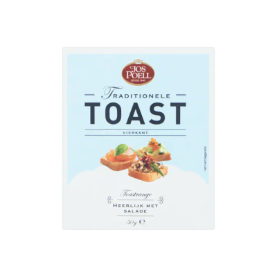 Jos Poell Traditionele Toast Vierkant