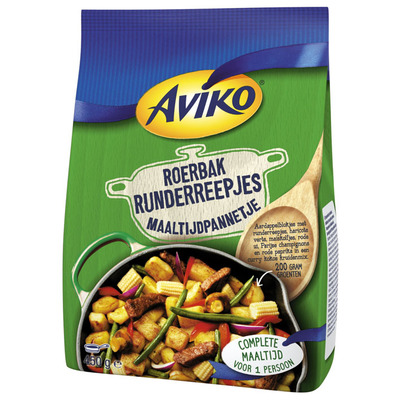 Aviko Maaltijdpannetje roerbak runderreepjes
