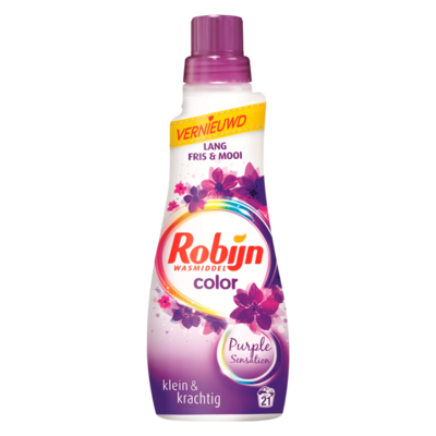 Robijn Klein & Krachtig Wasmiddel Purple Sensation Color 21 Wasbeurten