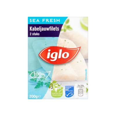 Iglo Sea Fresh Kabeljauwfilet 2 Stuks