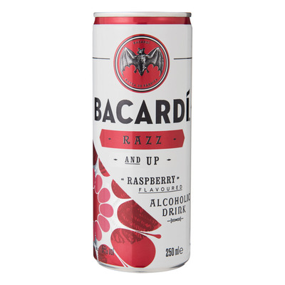 Bacardi Razz & up
