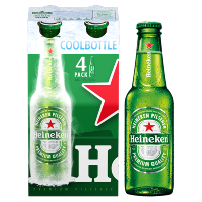 Heineken Premium Pilsener Coolbottle Flessen