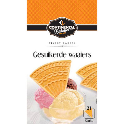 Continental Bakeries Gesuikerde waaiers