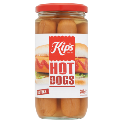 Kips Hotdogs 6 Stuks 360 g