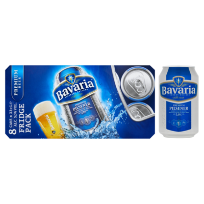 Bavaria Premium Pilsener Fridgepack Blik Bier
