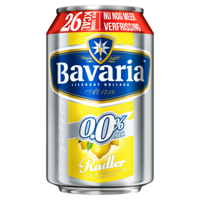 Bavaria 0.0% Radler Citroen Alcoholvrij Bier 33 cl