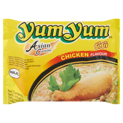 Yum Yum Asian Cuisine Instant Noedels Kipsmaak 60 g