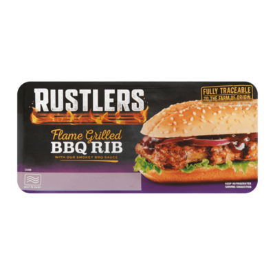 Rustlers Flame Grilled BBQ Rib