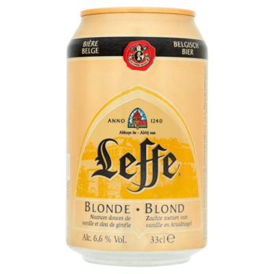 Leffe Belgisch Bier Blond Blik