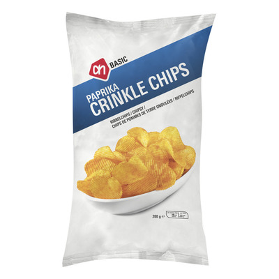 Budget Huismerk Ribbelchips paprika