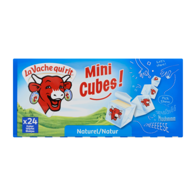 La Vache qui rit Mini Cubes! Smeerkaas 45+ Naturel 24 Blokjes