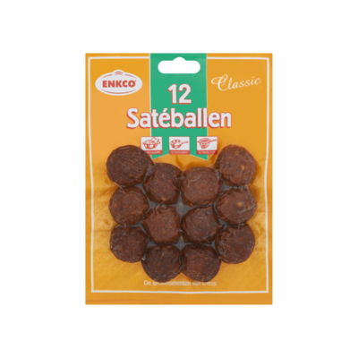 Enkco Satéballen Classic 12 Stuks 200 g