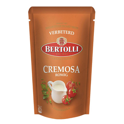 Bertolli Saus in zak romig