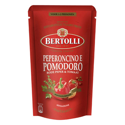 Bertolli Pastasaus rode pepers & tomaat