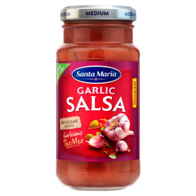 Santa Maria Garlic Salsa Medium 230 g