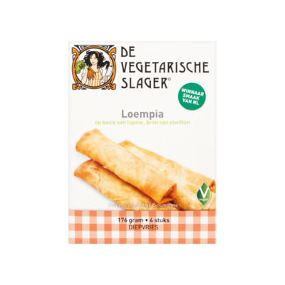 De Vegetarische Slager Loempia 4 Stuks