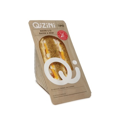 Qizini Sandwich Bacon-Ei