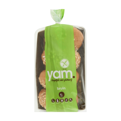 Yam Bruin 4 Stuks