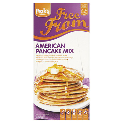 Peak's American pancake mix glutenvrij
