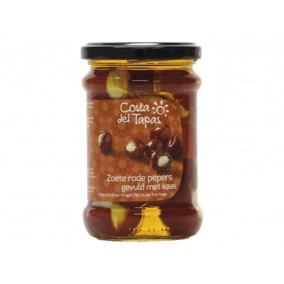 Costa Del Tapas Zoete rode pepers gevuld met kaas