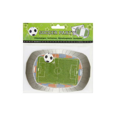 Soccer Party Uitnodigingen